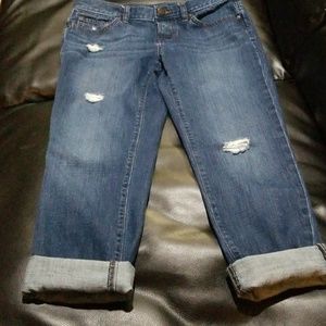 Loft boyfriend jeans  size 24 petite